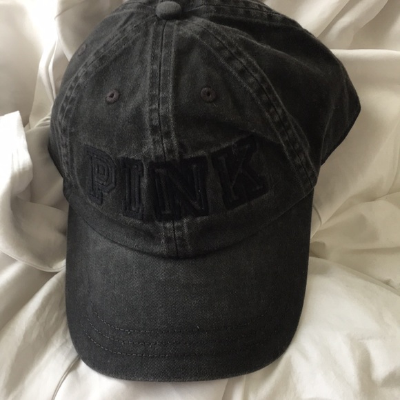 PINK Victoria's Secret Accessories - PINK Victoria’s Secret Black Hat Logo